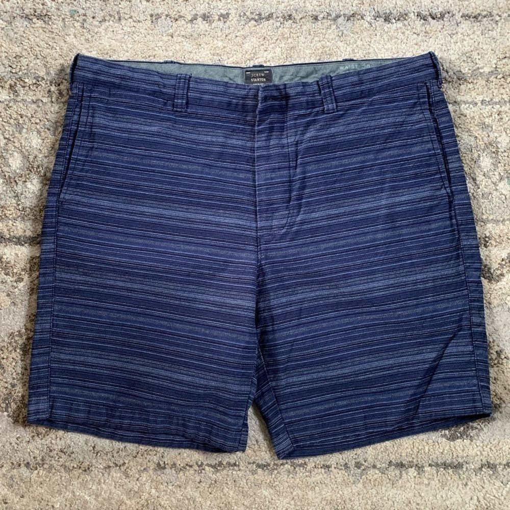 J. Crew Blue Stanton Chino Shorts 38x9
